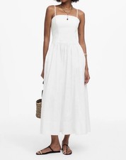 Madewell NWT Poplin Seamed Maxi Dress size 0