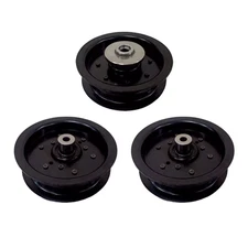 3 Flat Idler Pulley Kit For 54" Decks 2 196106 523196106, 1 196104 532196104