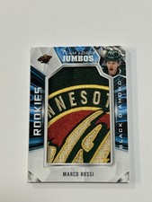 2022-23 Upper Deck Black Diamond Marco Rossi Rookie Patch Minnesota Wild Card