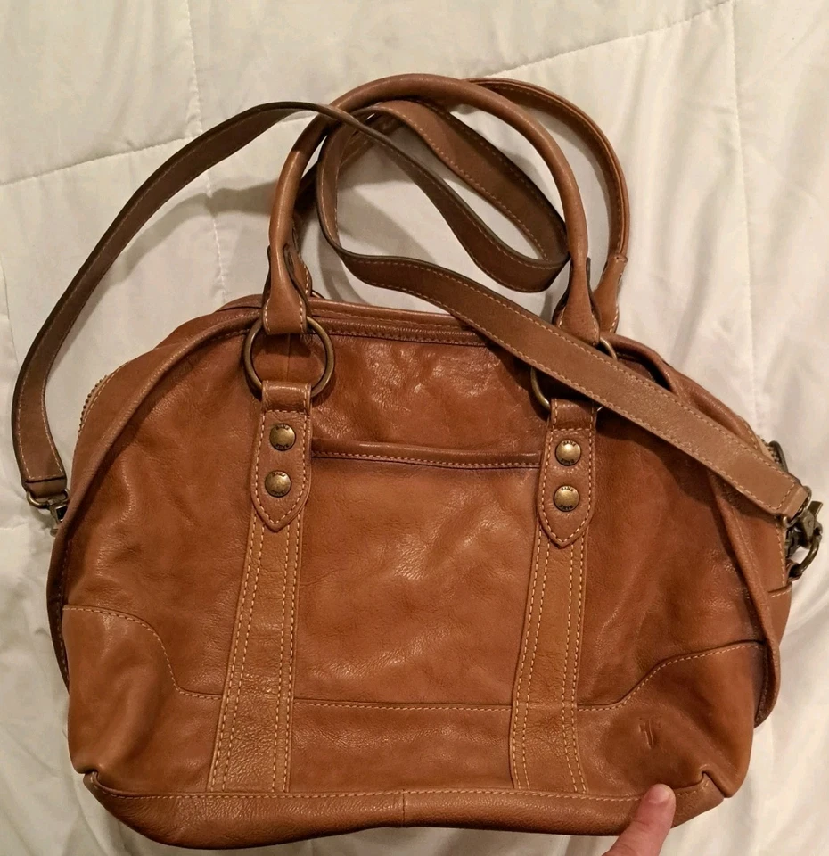 FRYE Cartera de Cuero Caramelo Bolso de Hombro Cartera - Excelente SIN DEFECTOS Foto 2 de 4