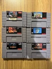 SUPER NINTENDO LOT — 6 CLASSIC GAMES — SOLD AS IS