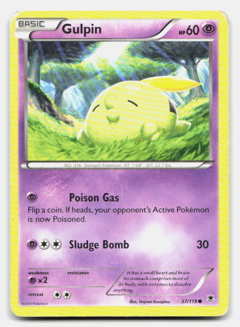 Gulpin 37/119 Common Phantom Forces Pokemon MP