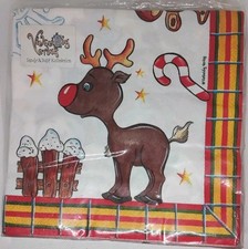 Vielseidig Verlag Weihnachten Elch Serviette  20 Servietten  33 X 33  