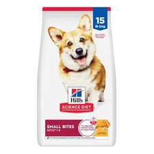 Hill's Science Diet Small Bites Adult Dry Dog Food - Chicken Barley, 15Lb