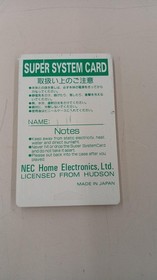 NEC Junk PC Engine SUPER GRAFX
