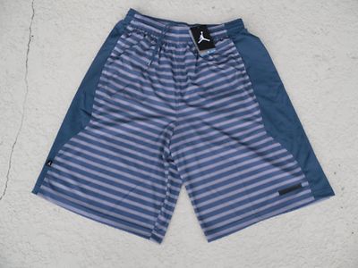 NIKE AIR JORDAN AJX FLIPPED SHORTS BLUE-GREY SZ M [604774-414]