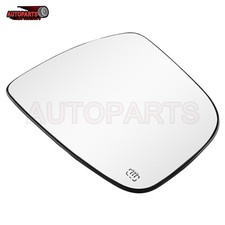 Mirror Glass Heated w/ Backing Plate LH for 15-24 Nissan Murano 14-20 Rogue