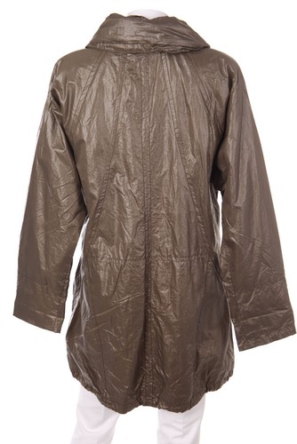 CREENSTONE Coat Oversize Drawstring D 36 olive grey - Bild 2 von 4
