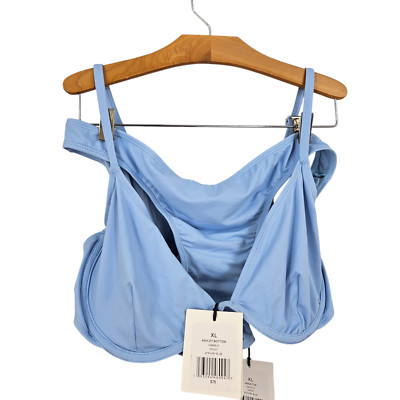 Onia Anna Top & Ashley Bottom Bikini Set Baby Blue 2-Piece NWT Size XL