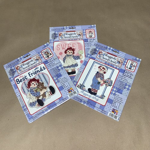 3 kits de punto de cruz Janlynn Raggedy Ann & Andy 100 102 105 - Imagen 1 de 18