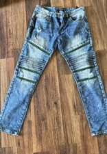 Southpole Boys Denim Jeans Size 16 Black