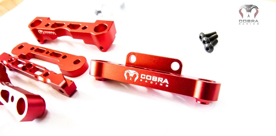 JUEGO COMPLETO de soportes de suspensión de aluminio CR para ARRMA 6s BLX Kraton Typhon y más... Foto 2 de 4