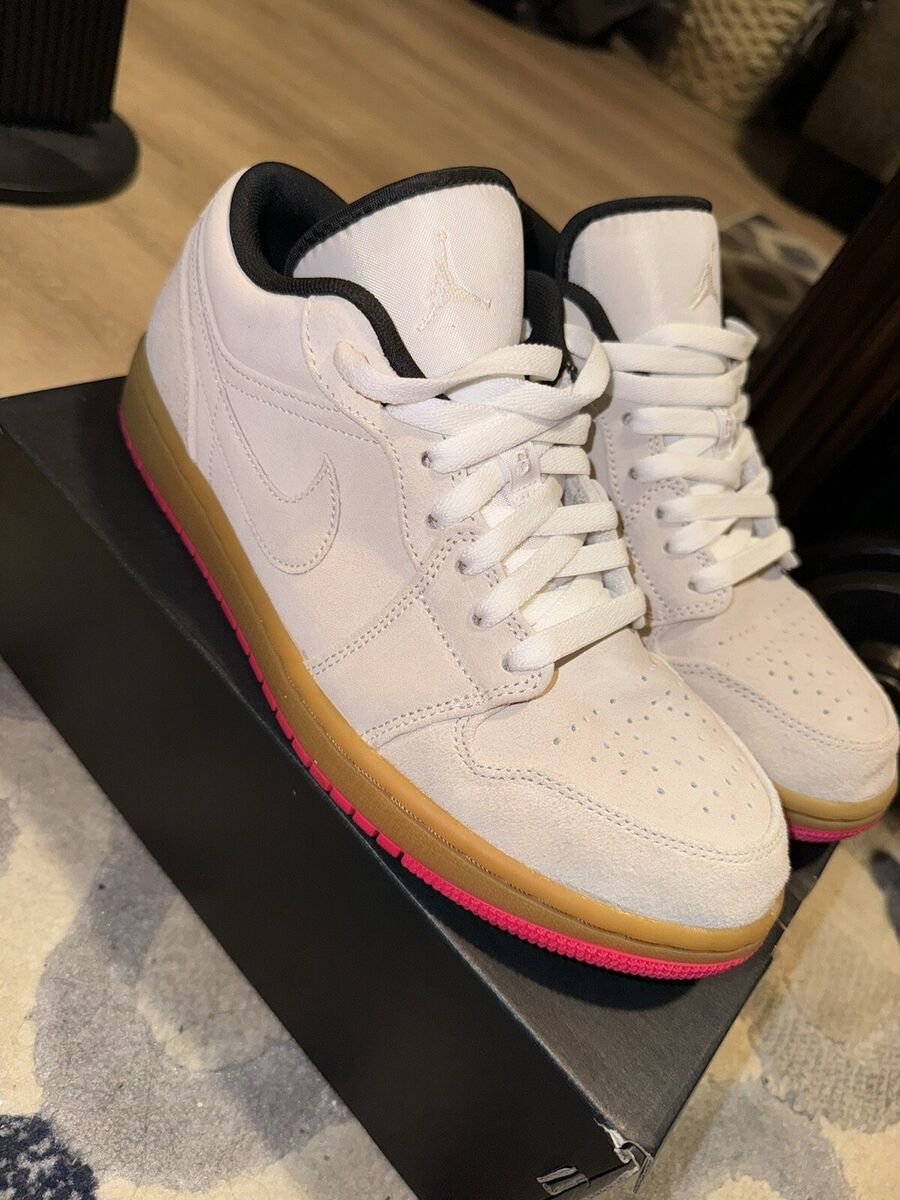 Nike Air Jordan 1 Retro Low White Gum Hyper Pink - Size 8 Nike Air Jordan 1 Retro Low White Gum Hyper Pink - Size 8