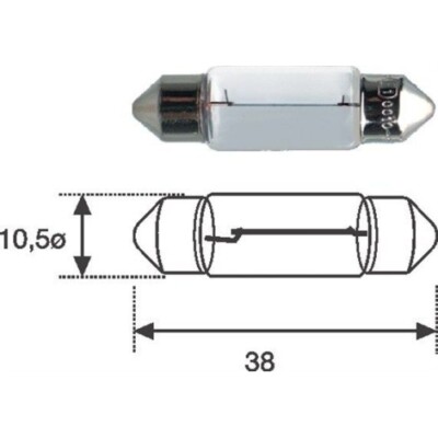 1x Glühlampe MAGNETI MARELLI 009461100000 passend für IVECO TOFAS