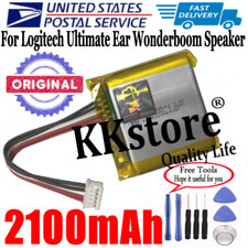 USPS 2100mAh Logitech Battery for Logi UE Ultimate Ear Wonderboom Speaker