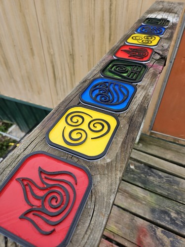 Avatar The Last Airbender Themed Wall Art Set Hand Made - Picture 2 of 4