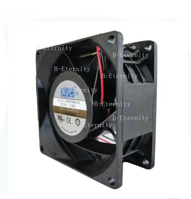 AVC 2B08038B24S DC 24V 1.80A 80*38MM 2wire Ball bearing CPU/Inverter Cooling Fan - Image 2 of 3