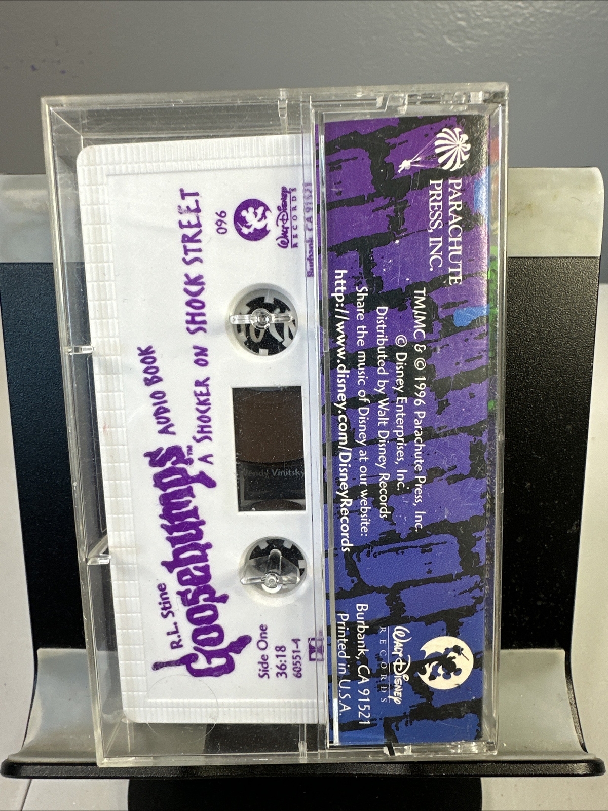 R.L. Stine Goosebumps Audio Book Cassette A Shocker on Shock Street USED eBay