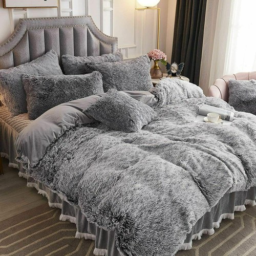 ULTRA SOFT PLUSH SHAGGY COMFORTER SET 