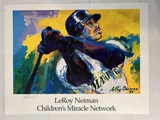 Ken Griffey Jr. signed Leroy Neiman color print