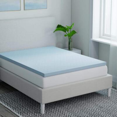 StyleWell Mattress Topper 3''-Thick Twin Gel Infused Memory Foam w/ Cooling