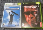 XBOX Games Bundle of 2 Terminator "3" Rise of the Machines Amped Snowboarding
