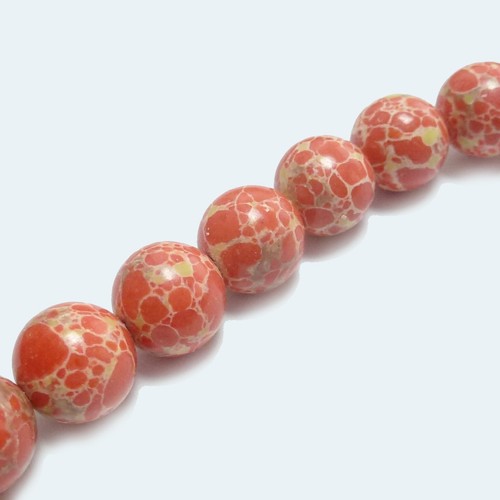 Jaspis Perlen rund 10 mm rot Halbedelstein 38 Stück Spacer nenad-design E117 - Bild 6 von 12