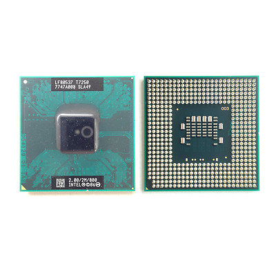 Intel Core 2 Duo T7250 2,0 GHz 2-Kerne 2M 800MHz SLA49 Prozessor Laptop CPU