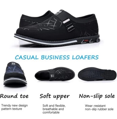 Veslesth Fashion Men Casual Loafers Comfort Walking Driving  display picture 1