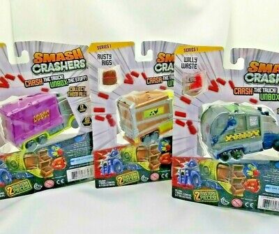 Smash Crashers, Toys, Smash Crashers Turnpike Ted Mystery Series Crash  The Truck Unbox The Stuff