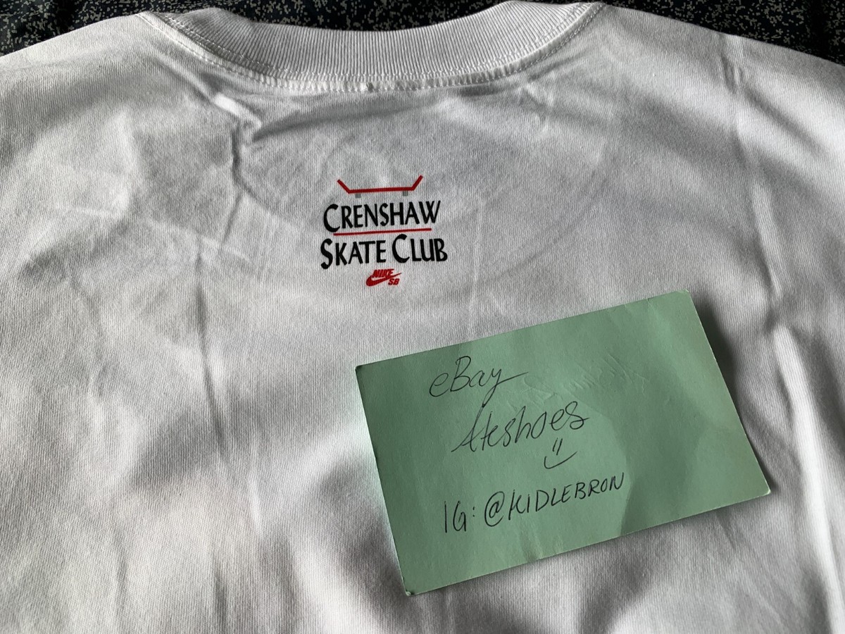 Nike SB Crenshaw Skate Club Tee FJ1149-100 Medium Large XL
