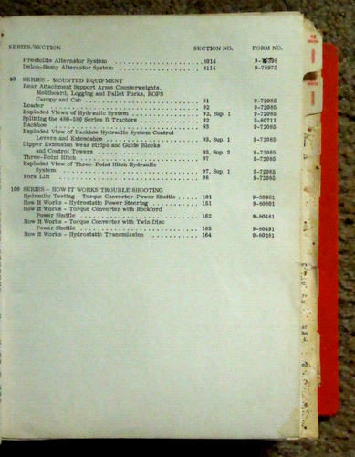 Case 580 CK 580ck Series B Tractor Service Manual Form 9-72086 - Picture 7 of 10