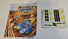 1986 Legions Of Power Tech Dynasty Tonka UNUSED  Decals Vintage & Comic NOS