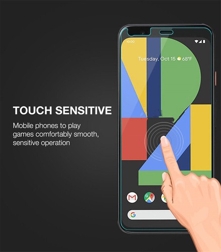 For Google Pixel 8 7 6 Pro 7A 6A 5 Screen Protector HD Tempered Glass Full Cover - Picture 11 of 12