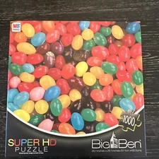 Super HD “Jellybean” Puzzle, 2014 Big Ben, 1000 Pieces, 20.1”x26.1” New Unopened