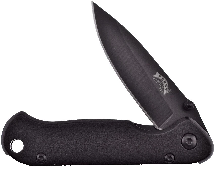 Navaja mango de aluminio Frost Cutlery cuchillos plegables de colección