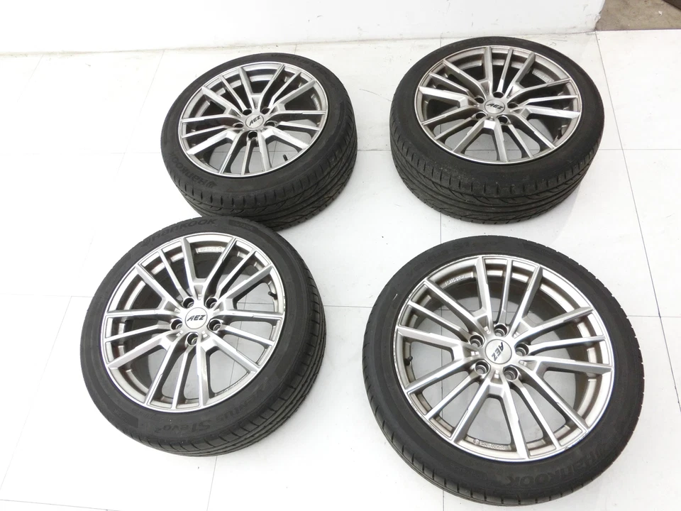 4x Kompletträder Alufelgen Sommerreifen 225/45R18 5X112 5.7-6.8mm für A4 8E B7 - Bild 2 von 4