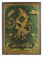 Wizard of Oz Silkscreen Movie Poster Green/Gold Castro Theatre David O'Daniel