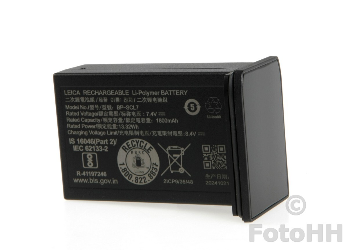 【未使用レベル】Leica ライカ M11用 バッテリー BP-SCL7 M11用バッテリー(BP-SCL7) ブラック / ライカオンラインストア