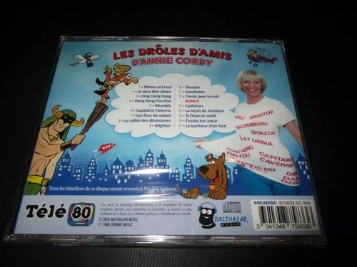 CD NEUF "TELE 80 : LES DROLES D'AMIS D'ANNIE CORDY" AC chante pour les enfants - Picture 2 of 2