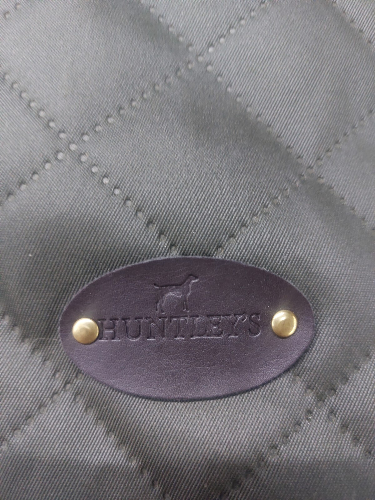 Huntleys quilted wax dog coat MediumLarge. eBay