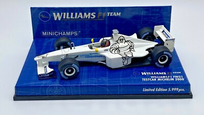 #ad Williams F1 FW21 Testcar Michelin 2000 1:43 Scale Diecast Model 430 990098 $89.00