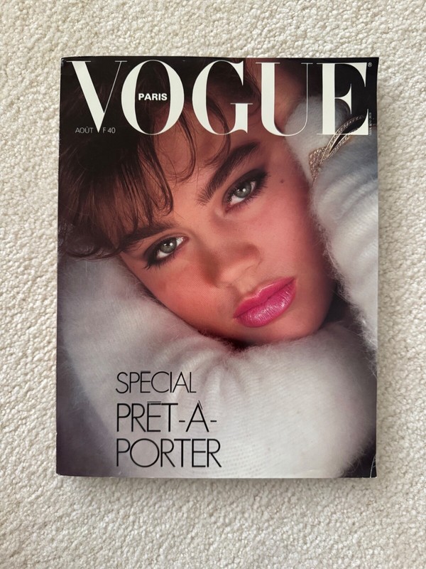 Vintage  August 1984  VOGUE Paris / French Magazine