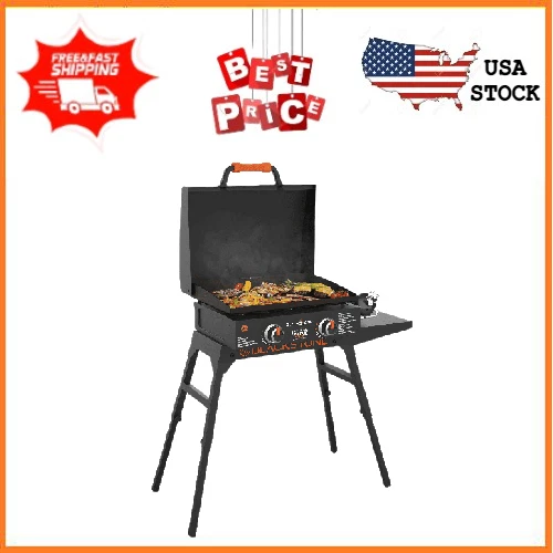 Blackstone 22 griddle top with hood and stand