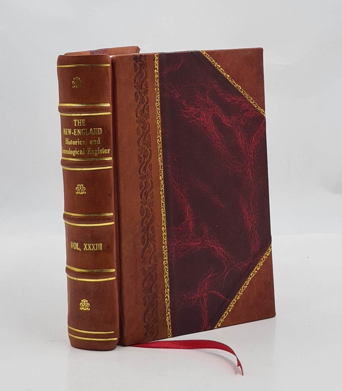 New England Historical Genealogical Register Vol 33 Leather Bound Edition