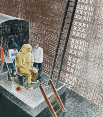 The Diver   Eric Ravilious 1934   Modern British Maritime Art Print Watercolor