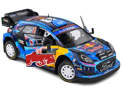 ミニカー Ford Puma Rally1 Winner Rally Sweden FORD PUMA RALLY1 HYBRID #8 WINNER RALLY SWEDEN (2023) 1/18 BY