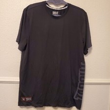 Tapout WWE Adult Shirt Black Size M Short Sleeve 100% Polyester Black Performanc