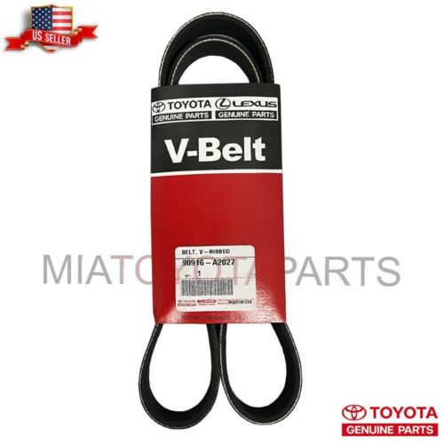 Genuine Toyota Avalon Camry HV Rav4 EV HV Serpentine Drive Belt OEM 90916-A2027 - Picture 2 of 5