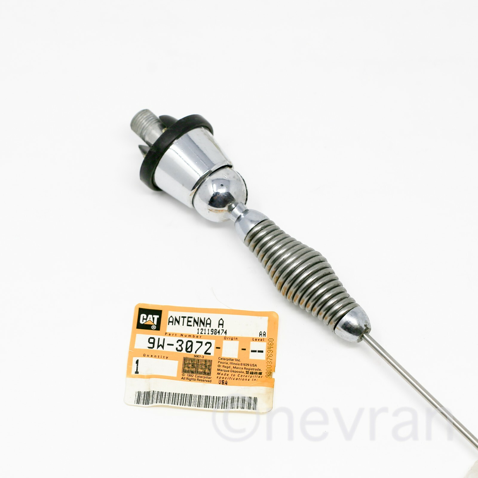 CAT 9w-3072 Stainless Steel Radio Antenna Assembly Am/fm for sale 